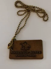 Here's To The Heroes Anheuser-Busch Gardens Sea World Parks Pendant Chain