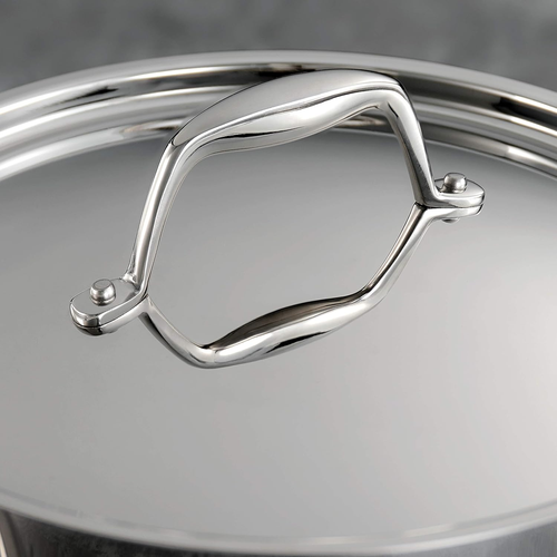 80116/025DS Gourmet Stainless Steel Induction-Ready Tri-Ply Clad Covered Dutch O - Picture 5 of 12