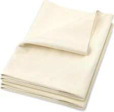 2 Pack Chamois Towel for Car, 25” X 16” Shammy Cloth 16x25 Inch, Yellow 