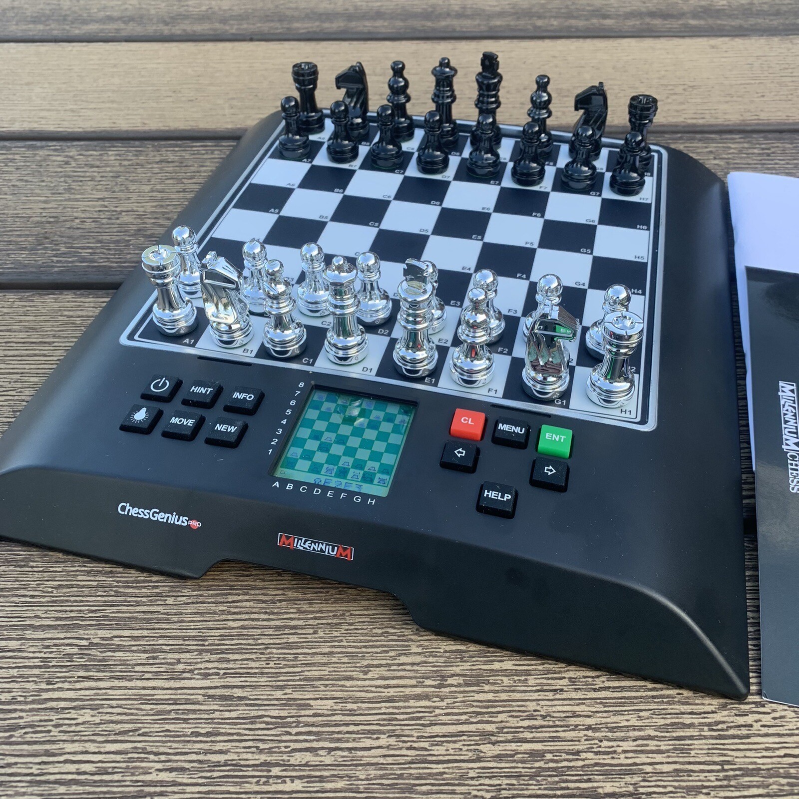  Millennium Chess Genius Pro Electronic Chess Board Set