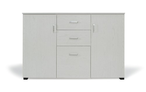 CREDENZA CM 120X40 H. 82.5 ROVERE SBIANCATO - Foto 6 di 6
