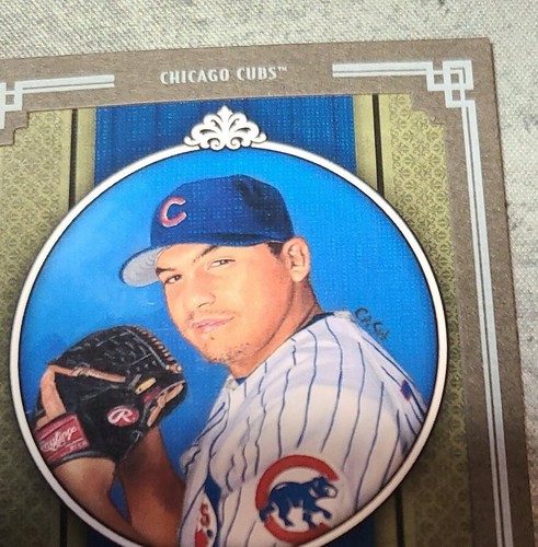 2005 Donruss Diamond Kings Baseball Carlos Zambrano Framed Green /50 #51 - Picture 5 of 11