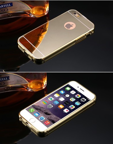 Funda protectora para teléfono híbrido con espejo a prueba de golpes para iPhone 6 6S Plus - Imagen 12 de 13