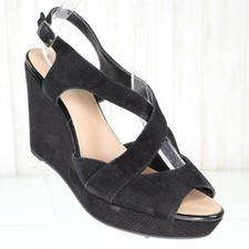 alfani black wedge sandals