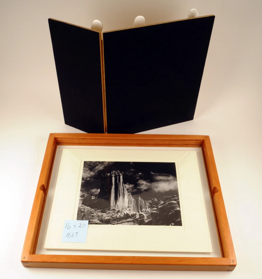 Marco de impresión de contacto 18”x22” nuevo hermoso hermoso de madera de cerezo transparente para preventa Foto 4 de 4