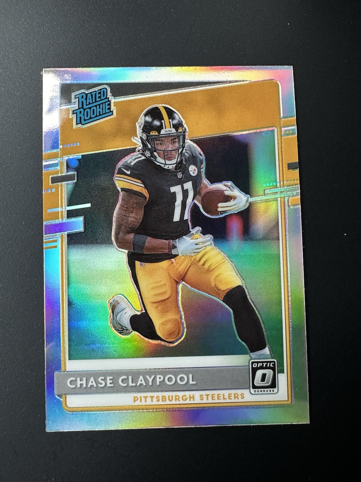 2020 Panini Donruss Optic - Rated Rookies Holo Prizm #177 Chase Claypool (RC)