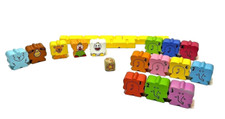 Zimbbos Stacking Elephant Wood Educational Block Game Age 3+ No Box