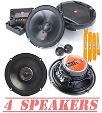 2 Pair JBL Speakers Package 6.5" GX628AM Coaxial & GX608C 6.5" Component Set