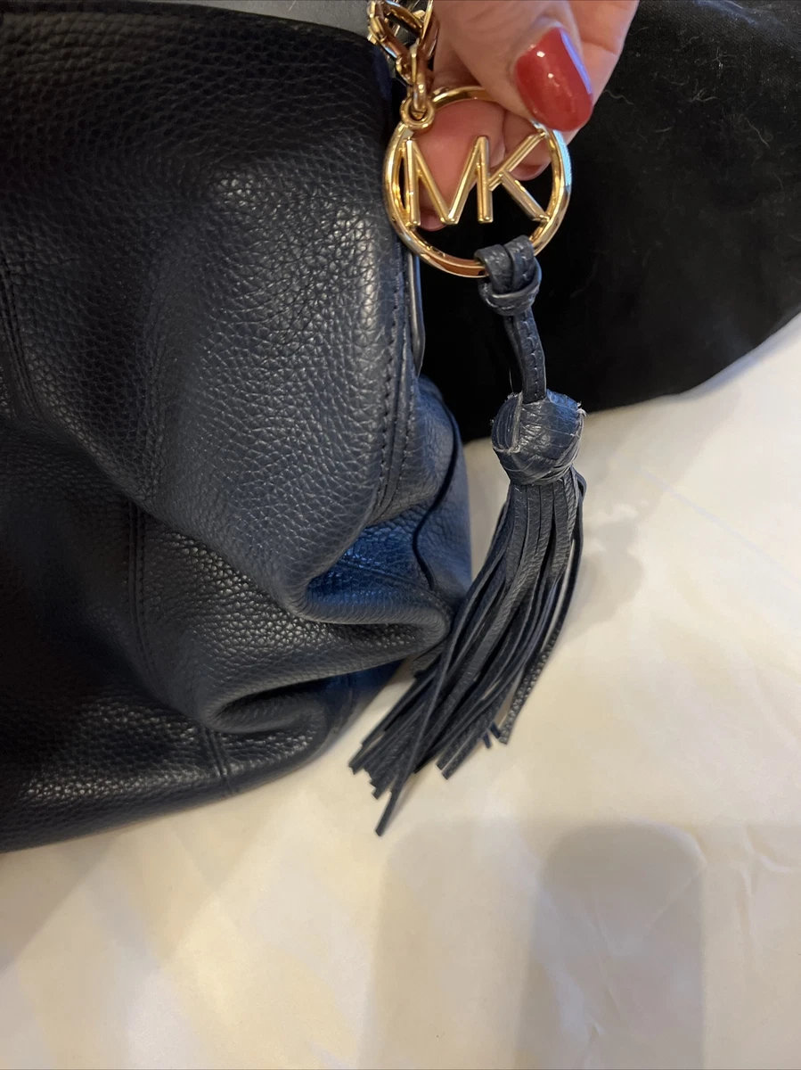 Michael kors shop navy blue bag