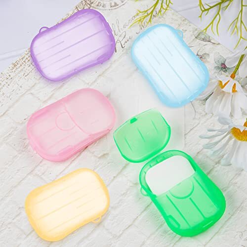 200 Sheets 10 Boxes Disposable Hand Washing Cleaning Paper Soap Flakes Mini B... - Picture 7 of 7