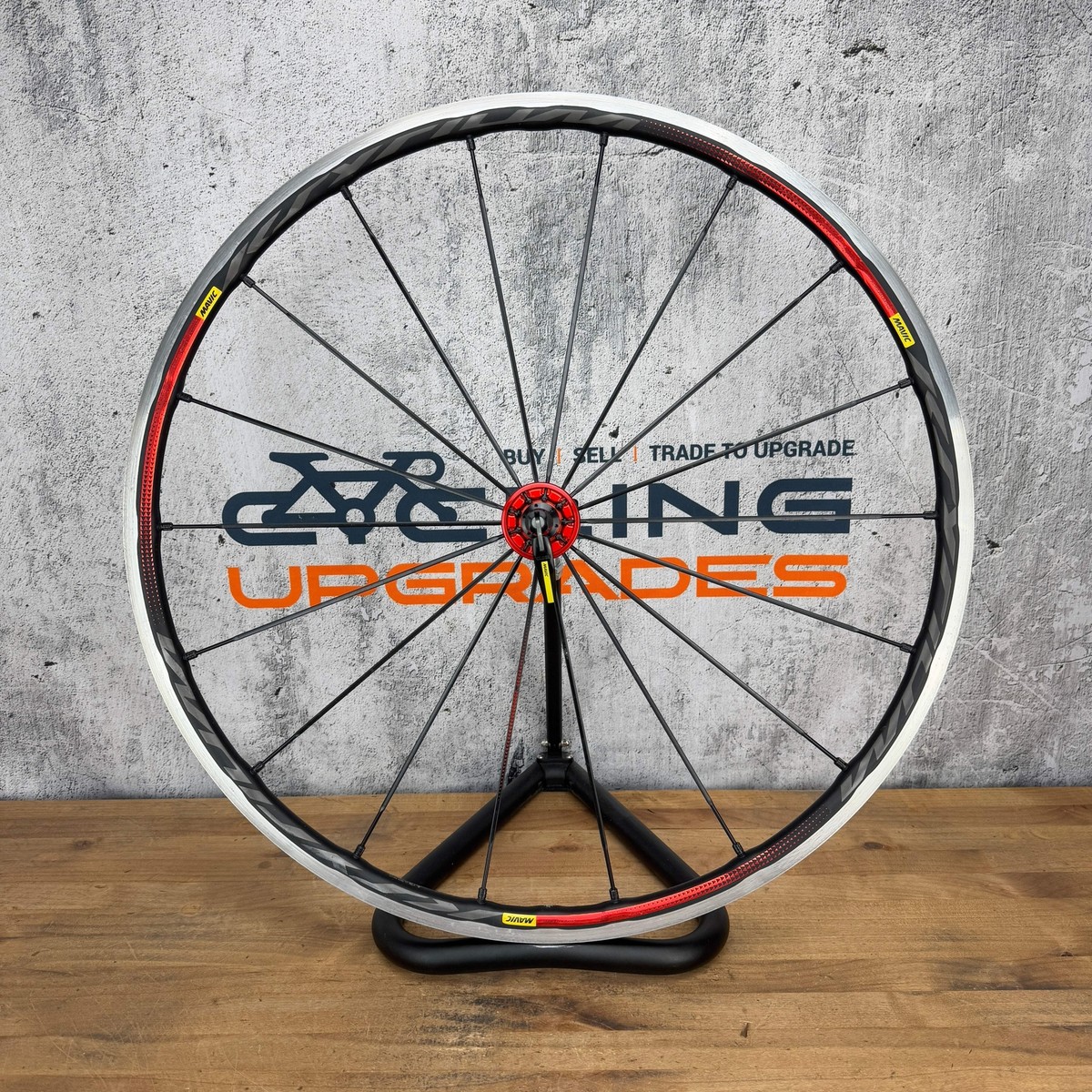 Mavic Ksyrium Pro Limited Edition Red Alloy Clincher Front Wheel 700c Rim  Brake