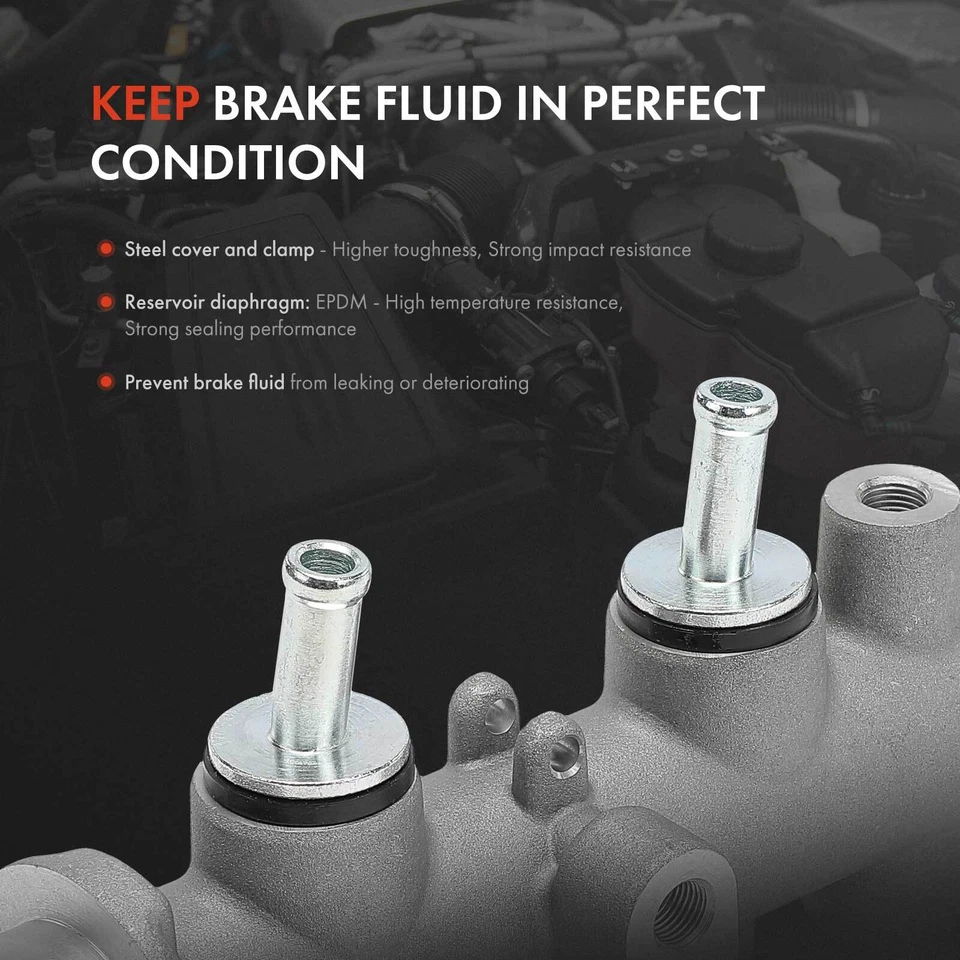 Nuevo cilindro maestro de freno sin depósito sin sensor para Mitsubishi Endeavor 04-08 Foto 3 de 4