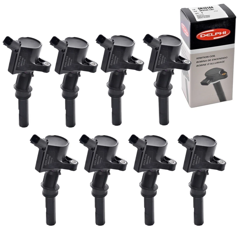Nuevo juego de 8 bobinas de encendido Delphi + 8 bujías BSH para Ford F-150 2007 Foto 2 de 4