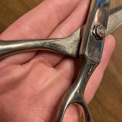 Vintage Deluxe Kleencut Pinking Shears w/ Box Fabric Scissors 7.5" No 181 - Picture 13 of 24