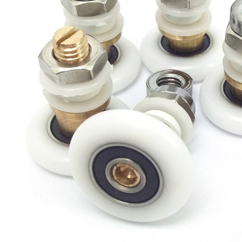 4 Pcs 28mm Shower Glass Sliding Door Hanging Wheel Roller Bathroom Sliding - Picture 11 of 11