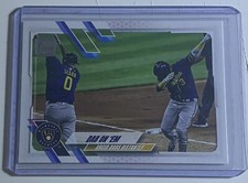 Orlando Arcia 2021 Topps Series 1 Dab On ‘Em #7 Milwaukee Brewers