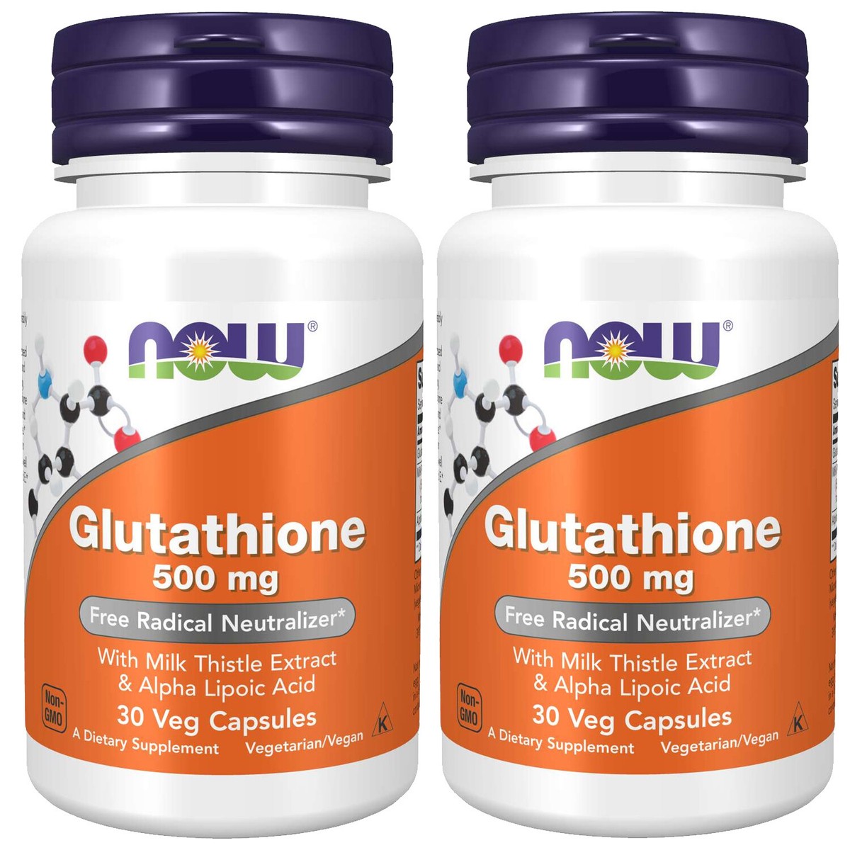 l glutathione alpha lipoic acid Now Foods GLUTATHIONE 500mg 2X30 or 1X60 L-Glutathione Alpha Lipoc Acid  Kosher