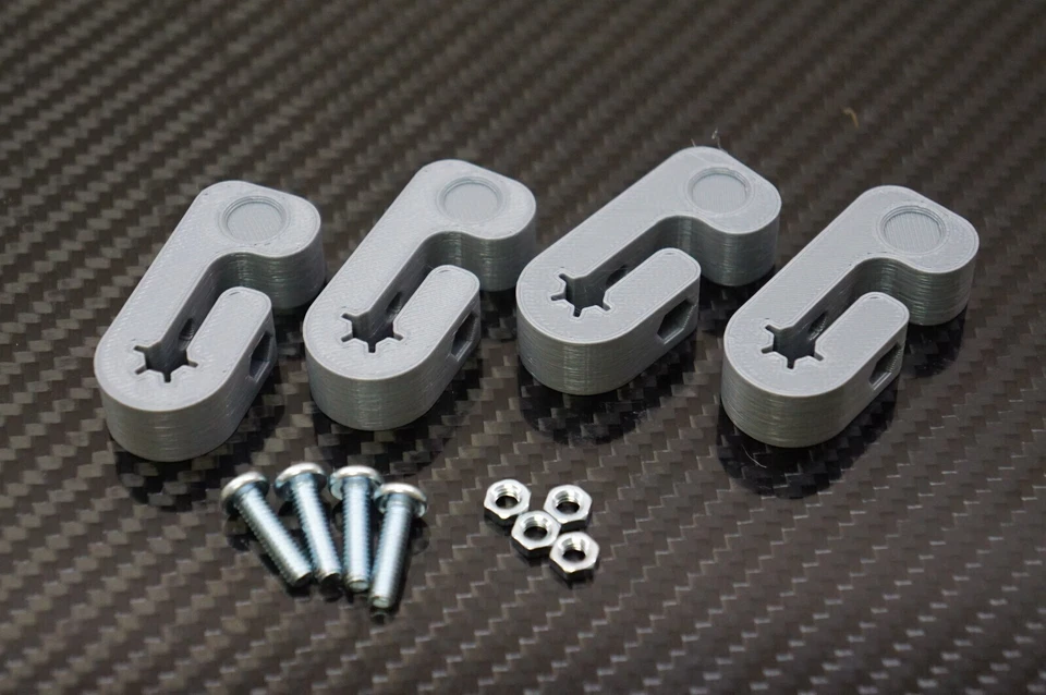 Clips de estante IKEA Detolf - Añadir estantes / Cambiar altura de estante (paquete de 4-24) PLATEADO Foto 3 de 4