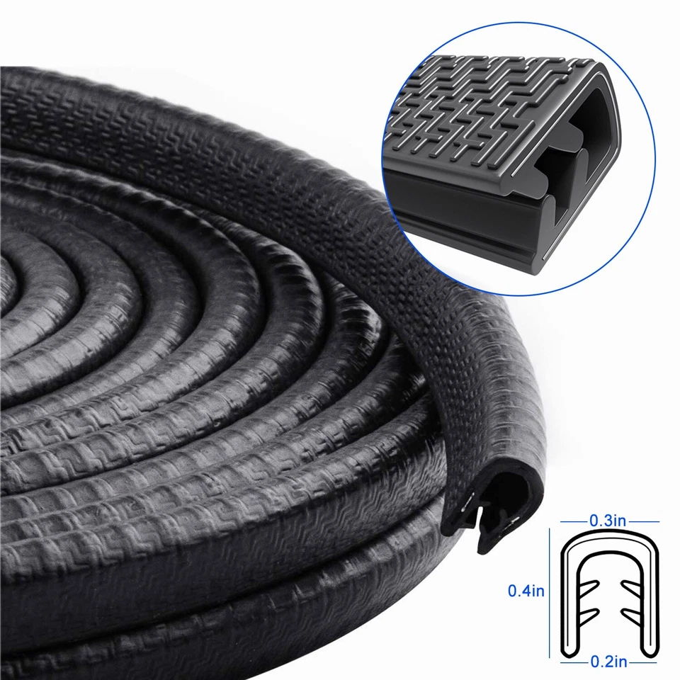 Уплотнение погодной полоски Chrysler — резиновый молдинг для края двери для защиты замков и отделки - Изображение 3 из 4