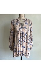 Free People Festival Paisley Boho Tunic Dress Size XS