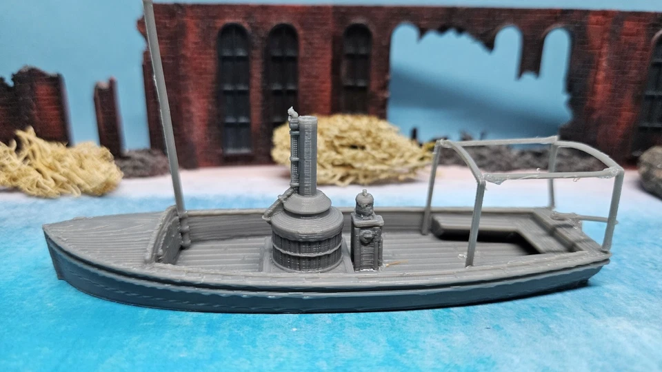 Africano Queen 35ft Barca Britannico Militare Barca Modello Kit 1:87 1:72 1:56 - Immagine 4 di 4