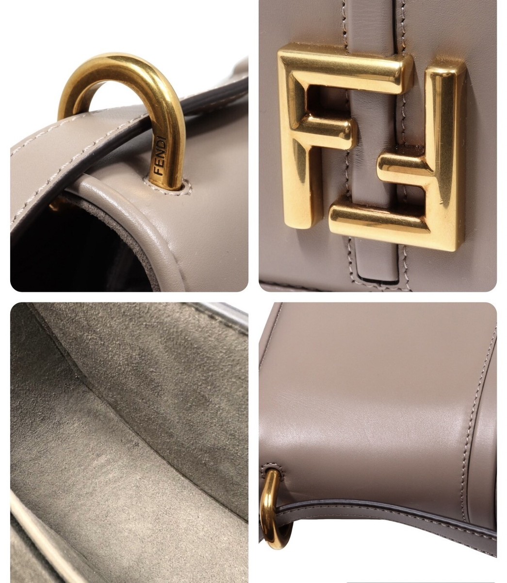 FENDI｜CROSSBAGS (C'mon Medium leather bag (8BT366 AQ0K Fendi Camo Medium Shoulder Bag 8Bt366 Smooth Full Grain