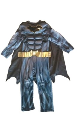 Batman DC Kostüm Outfit Kinder 3-4 Jahre mit Cape TU Play Kostüm