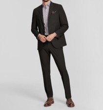 Kenneth Cole Reaction Men's Gray Sage 2-Piece Jacket Pants Suit Size 40R
