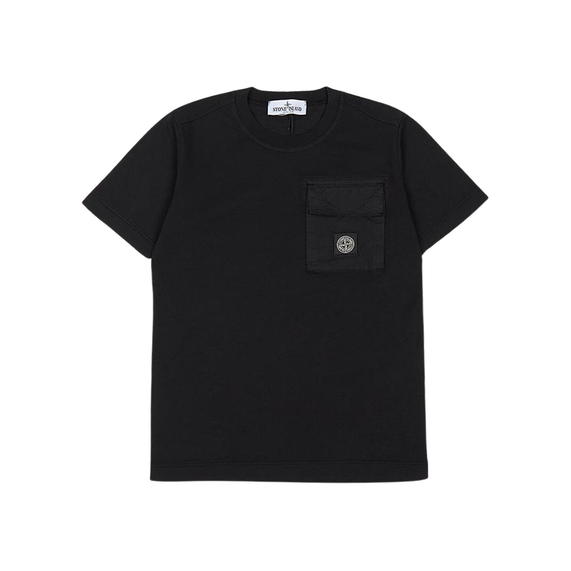 Stone Island Kids Logo T-Shirt Black 24SS