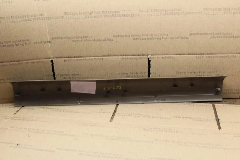 04 2005 2006 2007 2008 JAGUAR X ТИП ПРАВОЙ ПЕРЕДНЕЙ ДВЕРИ ПОРОГ ПОТЕРТОСТИ ПЛАСТИНА ОТДЕЛКА ЖЕЛТОВАТО-КОРИЧНЕВЫЙ - Изображение 2 из 4