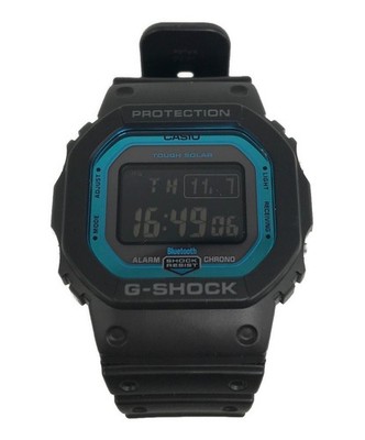 CASIO G-SHOCK GW-B5600 Black Blue Tough Solar Digital Watch Used Japanese