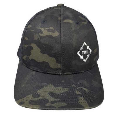 TMI Snapback Trucker Hat Multi OS Adjustable Mesh Back The Classics Yupoong