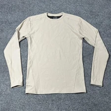 Under Armour Shirt Mens XL Tan Tactical Compression Long Sleeve Base Layer