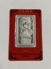 2012 PAMP Suisse Lunar Year of the Dragon 1 oz Fine .999 Silver Bar Sealed