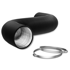 Flexible 4 Inch 8ft Aluminum Ducting-4 Layer Protection Dryer Vent Hose for H...