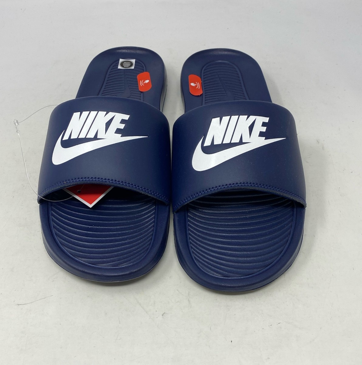 Nike Victori One Slide Midnight Navy/White CN9675-401 Mens Size 10
