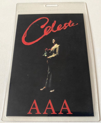 Celeste - Not Your Muse Live 2022 Tour 6 Concerts Laminated AAA Backstage Pass
