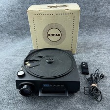 Kodak Carousel 850 Auto-Focus Slide Projector with Wired Remote Box Manual 1969