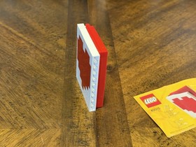 Retired Hard To Find LEGO Valentines Heart Book 40015 Complete With Manual