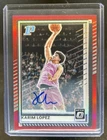 2025-26 Panini Donruss Karim Lopez Optic Auto Autograph Red Rookie RC #/75