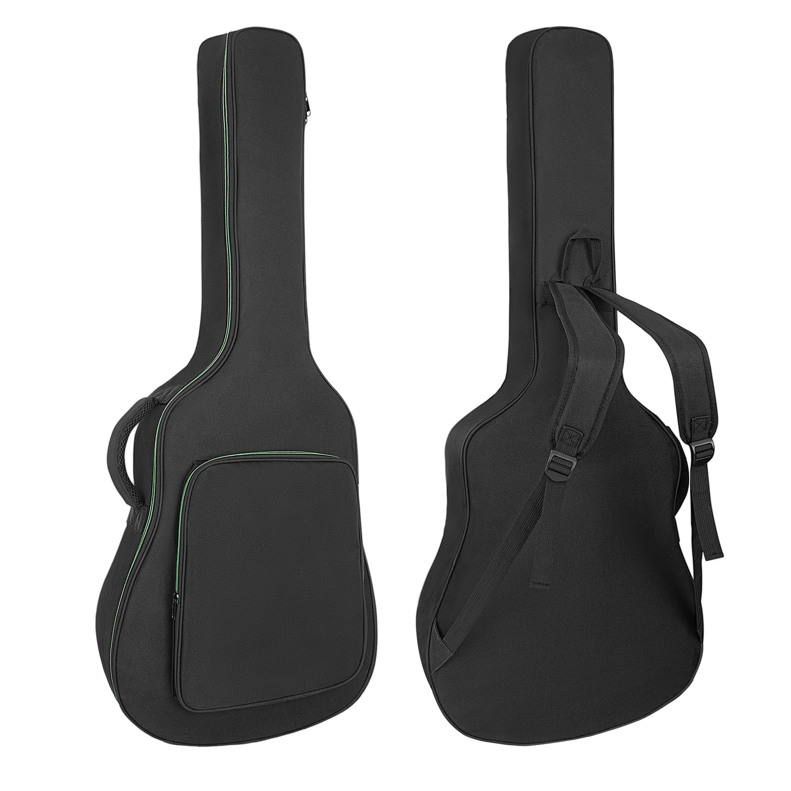 39 40 41 Inch Guitar Bag Acoustic Guitar Case, Thick Padding Guitar Gig Bag w...