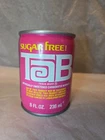 Vtg 70s 80s Tab Sugar Free Soda Pop 8 Oz Can Coca Cola Pink