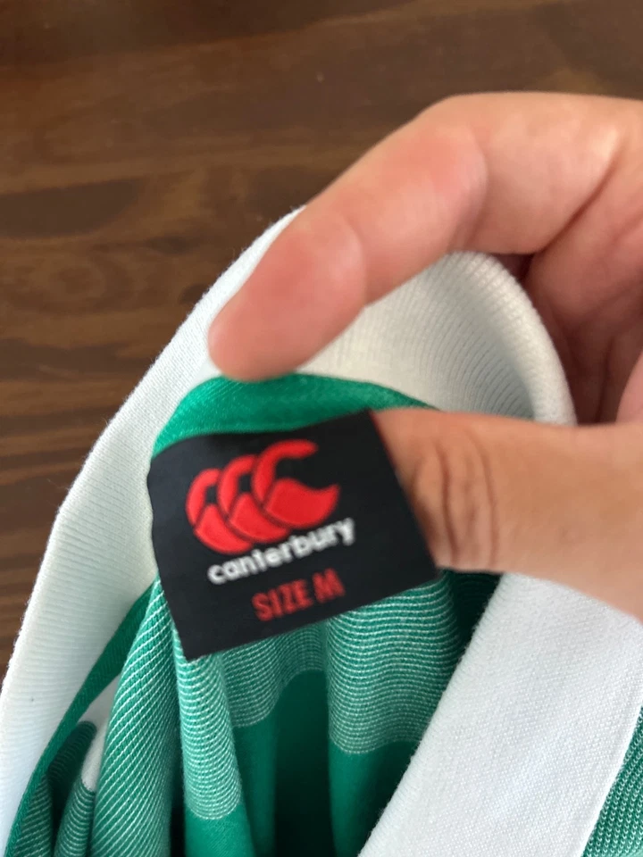 Irish Rugby Football Union Canterbury Polo - Size M - Excellent condition - Image 3 of 4
