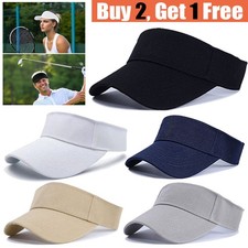 Women s Visor Hats Adjustable Beach Sun Visors for Sports Outdoor Unisex Golf US