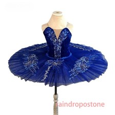 Blue Ballet Tutu Girls Kids Women Adult Professional Ballet Tutu Ballet Costume