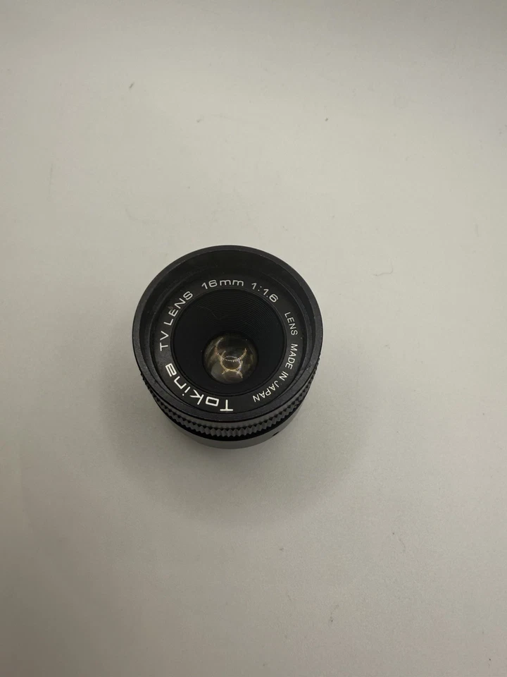 Tokina TV Lens 16mm f/1.6 C-Mount Tested Working No Caps Pre-Owned ✔️✔️ - Image 4 of 4