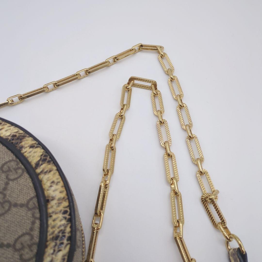 Gucci Wolf Python Supreme Pearl Chain Shoulder Ba… - image 8