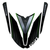 Aufkleber 3D Kompatibel Mit Kawasaki Versys 650 2017-2021 KotflüGel GrüN