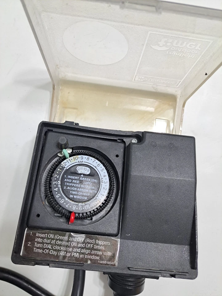 Intermatic P1131 Heavy Duty Above Ground Pool Pump Timer Twist Lock Plug  - Image 2 of 4