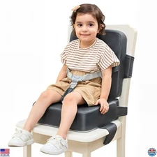 HOMEAL Booster Seat for Kitchen Chair - Toddler Booster Seat for Dining Table -